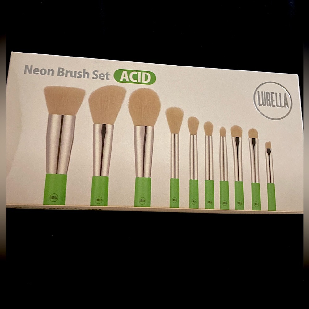 Lurella Neon 10 Piece  Brush Set